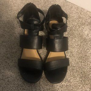 Sonoma Black Chunky Sandals Size 7.5